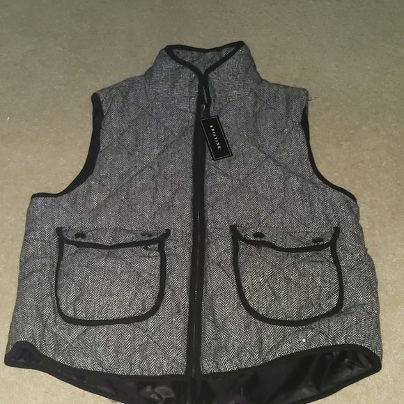 Kristen Jackets & Blazers - Nwts Grey vest